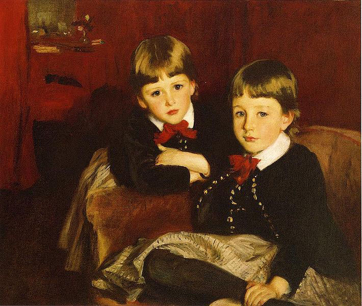 John Singer Sargent Portrait of Two Children